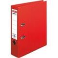 herlitz Ordner maX.file protect plus, DIN A4, Rückenbreite 80 mm, rot