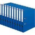 herlitz Ordner maX.file protect plus, DIN A4, Rückenbreite 50 mm, 10 Stück, blau