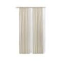 2 Vorhangschals Beige - Leinen