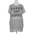 Superdry Damen T-Shirt, grau, Gr. 34