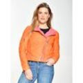 Lederjacke MAZE "Diamond", Damen, Gr. L, orange, Obermaterial: 100% Leder, Lamm / Futter: 100% Polyester / Ärmelfutter: 100% Polyester, Jacken