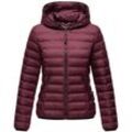 NAVAHOO Damen Stylische Steppjacke Übergangsjacke mit Kapuze Neevia