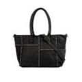 Samantha Look Shopper Damen Leder, schwarz