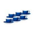 Ritzenhoff & Breker Espressotassen und -untertassen Doppio 80 ml 6er Set