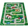 Kinderteppich Teppich Kinderzimmer Spielteppich Spielmatte Rutschfest Grün 80x150 cm - Paco Home