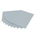 folia Tonpapier silber 130 g/qm 50 St.