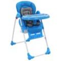 vidaXL Baby-Hochstuhl Blau und Grau 10187