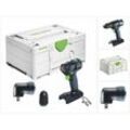 Festool - txs 18-Basic Akku Bohrschrauber 18 v 40 Nm Brushless + Winkelvorsatz + Systainer - ohne Akku, ohne Ladegerät