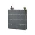 Highboard »CN3« mit 8 Klappen - Chrom