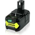 5.0Ah 18V Li-Ion Ersatz für Ryobi ONE Akku RB18L40 RB18L50 RB18L25 RB18L13 P108 P107 P122 P104 P105 P102 P103