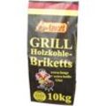 Grillbriketts, Holzkohle mit langer Brenndauer, Inhalt 10 kg Grillkohle - Favorit