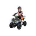 Elektro-Kinderquad Torino, 1000 Watt, Pocket-Quad mit Scheibenbremsen, 25 km/h, 3 x 12-Volt-Batterie (Grün Polo)