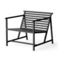 NINE - 19 Outdoors Lounge Armchair, schwarz