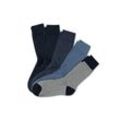 5 Paar Socken - Dunkelblau/Meliert - Gr.: 41-43