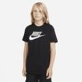 Nike Sportswear Baumwoll­T-Shirt für ältere Kinder - Schwarz