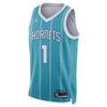 Charlotte Hornets Icon Edition 2022/23 Jordan Dri-FIT NBA Swingman Trikot für Herren - Blau