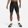 Nike Dri-FIT Fast halblange Wettkampf-Lauf-Tights für Herren - Schwarz