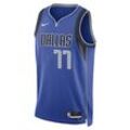 Dallas Mavericks Icon Edition 2022/23 Nike Dri-FIT NBA Swingman Trikot für Herren - Blau