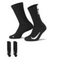 Nike Multiplier Crew-Socken (2 Paar) - Schwarz