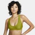 Nike Bikini-Schwimmoberteil mit Ausschnitt für Damen - Grün