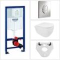 Grohe - bb infinity Wand wc spülrandlos mit SoftClose WC-Sitz & Vorwandgestell + Betätigungsplatte, chrom