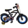 TPFSports DC Batman Kinderfahrrad - Jungen - 12 Zoll - Rücktritt + Handbremse - Schwarz