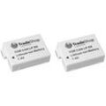 Trade-shop - 2x Kamera Li-Ion Akku 1300mAh ersetzt Canon LP-E8 LPE8 LP-E-8 LPE-8 für Canon eos 550D 600D 650D 550-D 600-D 550 600 d 650 d