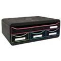 Exacompta Black Office Schubladenbox Kunststoff Mehrfarbig, Schwarz 35,5 x 27 x 13,5 cm 1