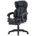 Schreibtischstuhl Design Bürostuhl Racing Chair Chefsessel Gamingstuhl Fußstütze