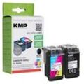 KMP C97V schwarz, color Druckköpfe kompatibel zu Canon PG-545XL + CL-546XL, 2er-Set