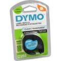 Dymo Letratag-Originalband 12267 (S0721530) transparent 12mm x 4m