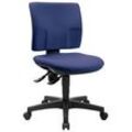 Topstar Bürostuhl Pro 30, PU300G26 Stoff blau, Gestell schwarz