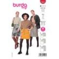 burda Schnitt 5944 "Rock mit Bindegürtel"