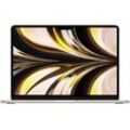 Apple MacBook Air Notebook (34,46 cm/13,6 Zoll, Apple M2, 10-Core GPU, 512 GB SSD, CTO), goldfarben