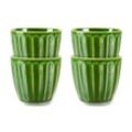 HKliving - Emeralds Trinkbecher, 220 ml, grün (4er-Set)