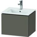 Duravit L-Cube Waschtischunterbau wandhängend Flanell Grau Seidenmatt 520x421x400 mm - LC611809090 LC611809090