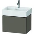 Duravit L-Cube Waschtischunterbau wandhängend Flanell Grau Seidenmatt 584x391x394 mm - LC611909090 LC611909090