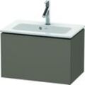 Duravit L-Cube Waschtischunterbau wandhängend Flanell Grau Seidenmatt 620x391x400 mm - LC615609090 LC615609090