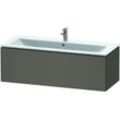 Duravit L-Cube Waschtischunterbau wandhängend Flanell Grau Seidenmatt 1220x481x400 mm - LC614309090 LC614309090