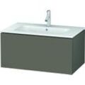 Duravit L-Cube Waschtischunterbau wandhängend Flanell Grau Seidenmatt 820x481x400 mm - LC614109090 LC614109090