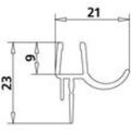 Kermi 97101 2x Dichtleiste FX 1845 14B, Länge: 985 mm, 2534058 2534058