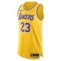 Los Angeles Lakers Icon Edition 2022/23 Nike Dri-FIT ADV NBA Authentic Trikot für Herren - Gelb