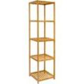 Wooden Standing Shelf 5 shelves EPR-YU-118 - braun