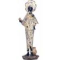 Signes Grimalt - Afrikanische Figurenfiguren Afrikanische Figuren Afrikaner und Elefanten Grau 7x12x34cm 25355