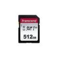 Transcend 300S - Flash-Speicherkarte - 512 GB - Video Class V30 / UHS-I U3 / Class10 - SDXC UHS-I
