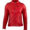 Rusty Stitches Amanda, Lederjacke Damen Rot/Schwarz 38 female