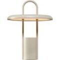 Stelton Pier H 25 cm sand tragbare LED Leuchte