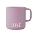 Design Letters - AJ Favourite Porzellan Becher mit Henkel, Love / lavendel