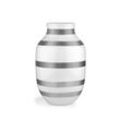 Kähler Design - Omaggio Vase H 31 cm, silber