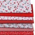 Patchwork- und Quiltpaket "Weihnachten", rot/weiß